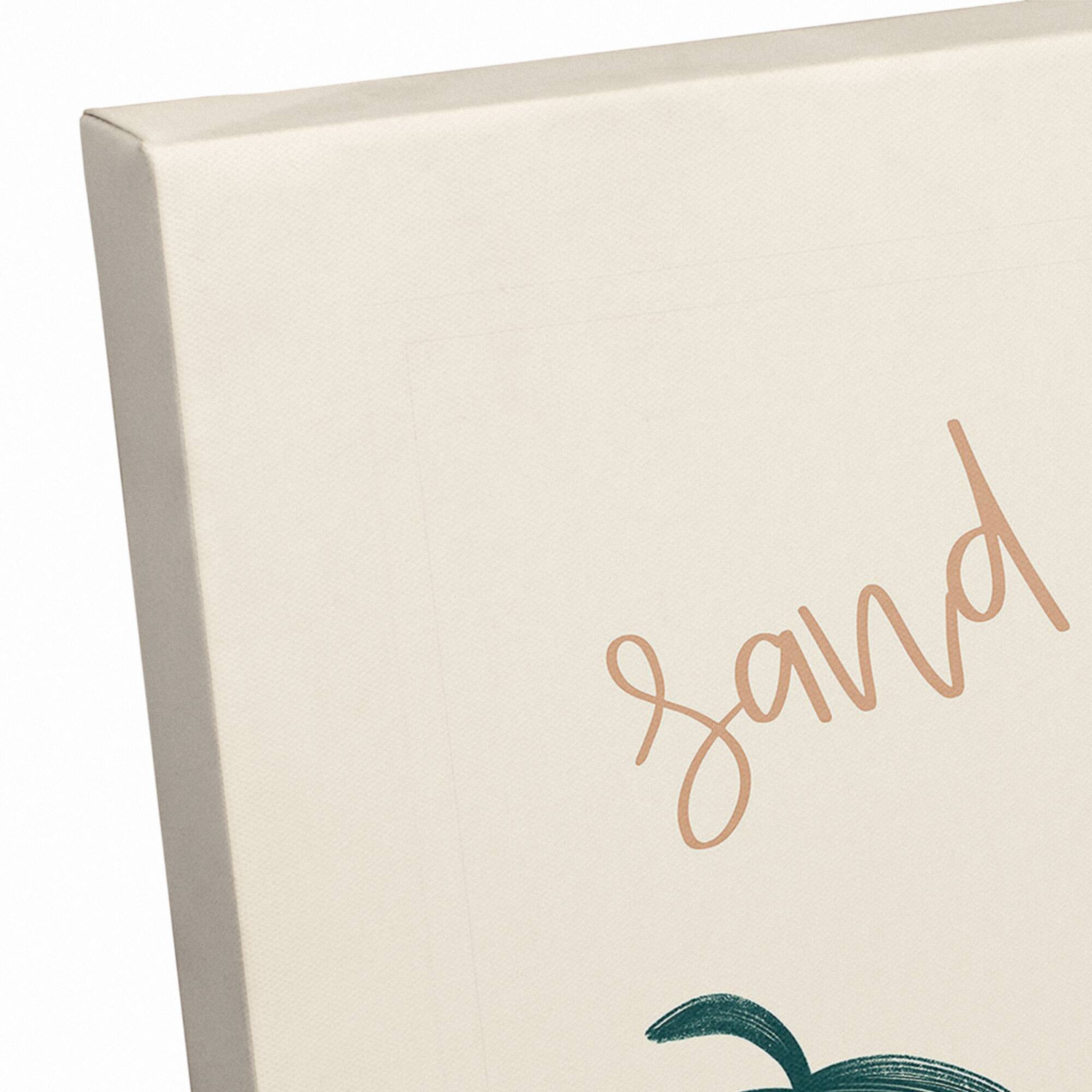 Sand Surf Sun Canvas Wall Art